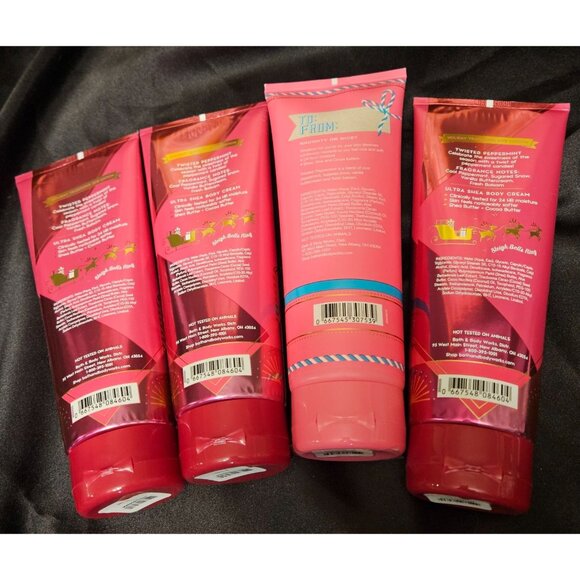 Bath and Body Works Lot of Twisted Peppermint Lotion Christmas - Picture 3 of 5